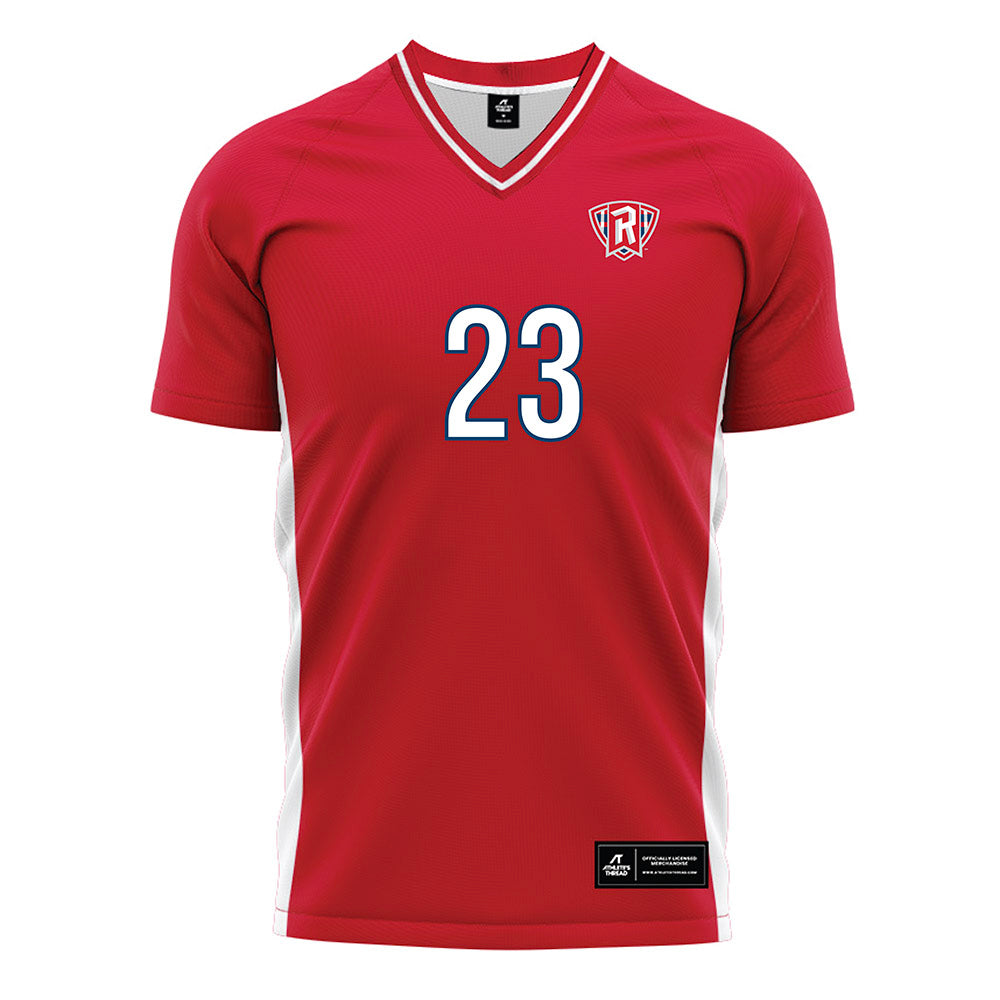 Radford - NCAA Men's Soccer : Rahul Moriarty - Red Soccer Jersey-0