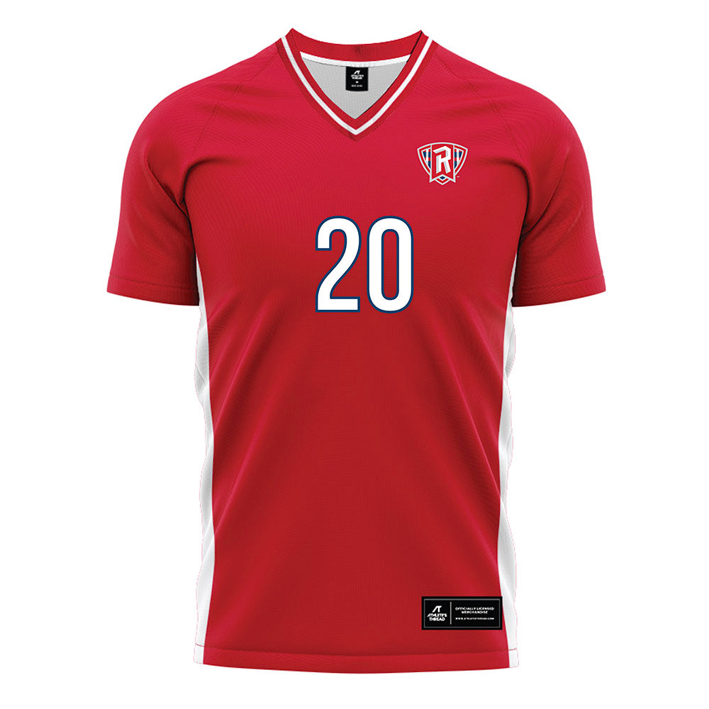 Radford - NCAA Men's Soccer : Carter McClain - Red Soccer Jersey-0