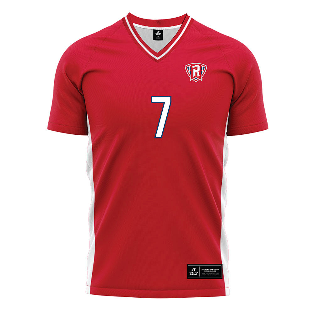 Radford - NCAA Men's Soccer : Dax Booth - Red Soccer Jersey-0