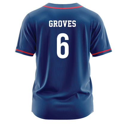 Radford - NCAA Softball : Malli Groves - Navy Jersey-1