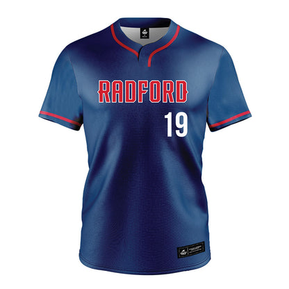 Radford - NCAA Softball : Hailey Scott - Navy Jersey-0