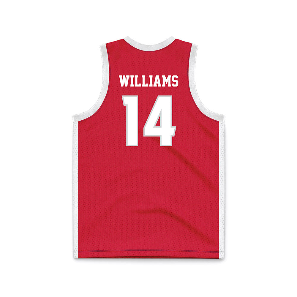 Radford - NCAA Women's Basketball : Lindsee Williams - Red Basketball Jersey-1