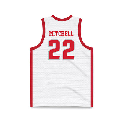 Radford - NCAA Women's Basketball : Amanda Mitchell - White Basketball Jersey-1