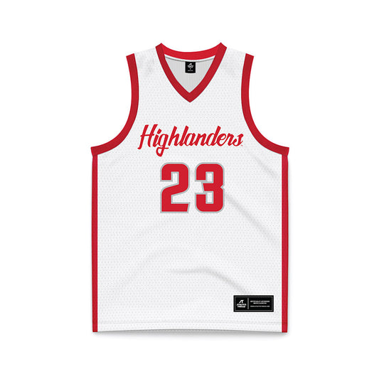 Radford - NCAA Women's Basketball : Makayla Firebaugh - White Basketball Jersey