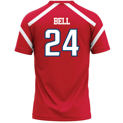 Radford - NCAA Women's Lacrosse : Ashlyn Bell - Red Lacrosse Jersey -1