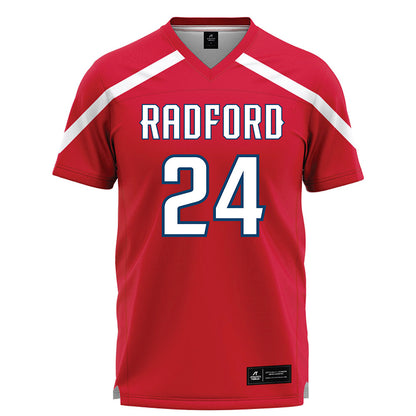 Radford - NCAA Women's Lacrosse : Ashlyn Bell - Red Lacrosse Jersey -0