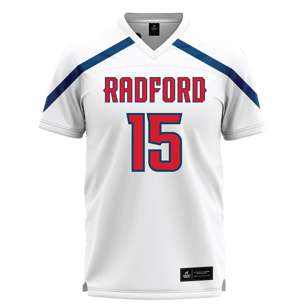 Radford - NCAA Women's Lacrosse : Ava LaManna - White Lacrosse Jersey -0