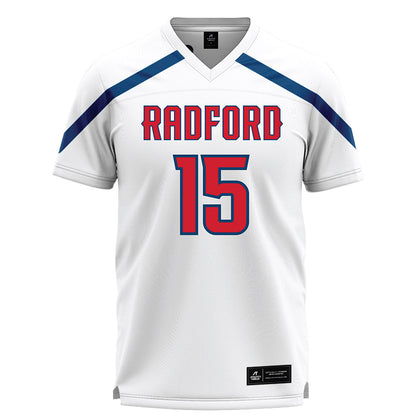 Radford - NCAA Women's Lacrosse : Ava LaManna - White Lacrosse Jersey -0
