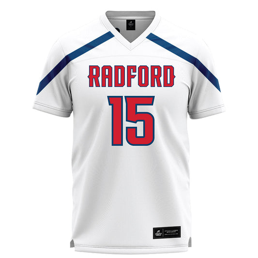 Radford - NCAA Women's Lacrosse : Ava LaManna - White Lacrosse Jersey -0