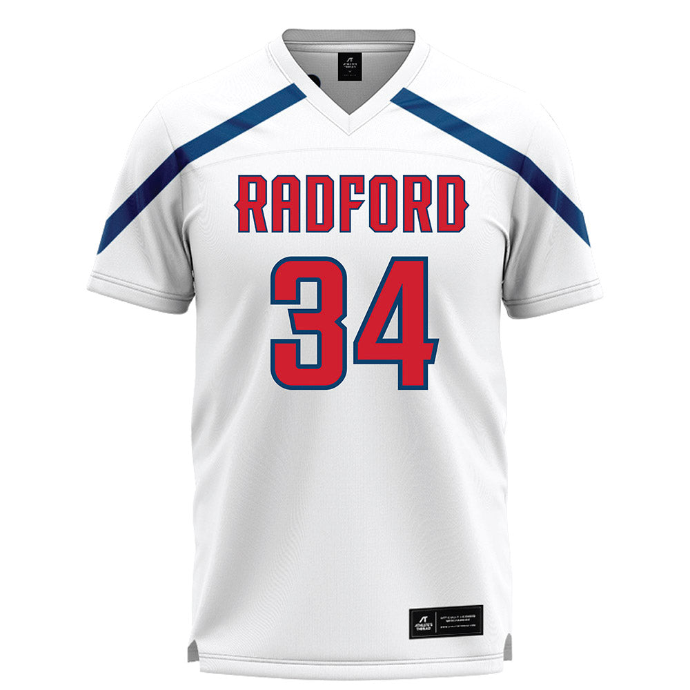 Radford - NCAA Women's Lacrosse : Olivia Sprinkle - White Lacrosse Jersey -0