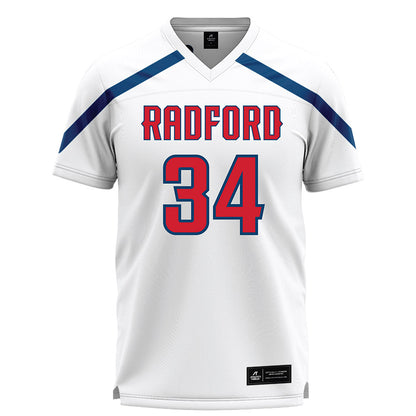 Radford - NCAA Women's Lacrosse : Olivia Sprinkle - White Lacrosse Jersey -0
