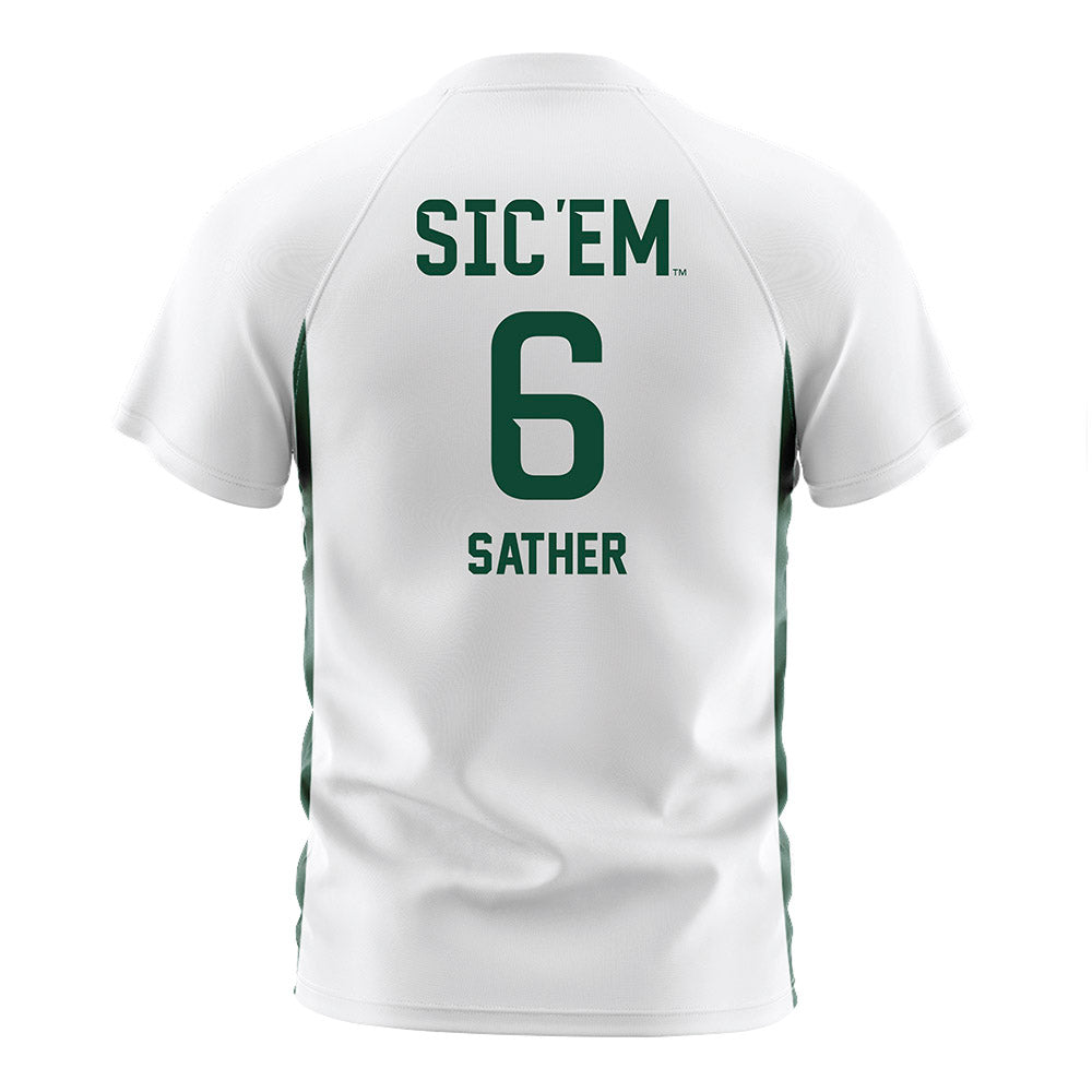 Baylor - NCAA Women's Soccer : Noelle Sather - White Soccer Jersey-1