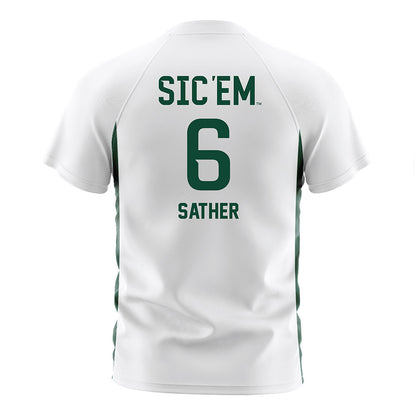 Baylor - NCAA Women's Soccer : Noelle Sather - White Soccer Jersey-1