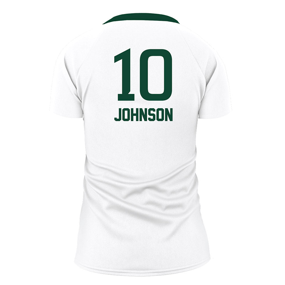 Baylor - NCAA Women's Volleyball : Nadiya Johnson - White Volleyball Jersey-1