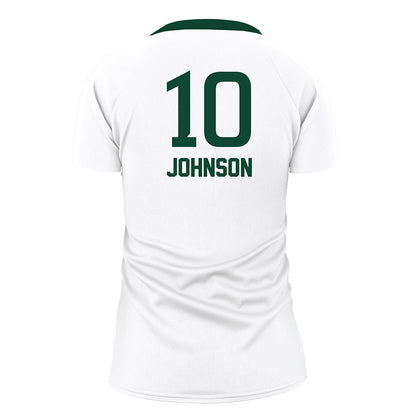 Baylor - NCAA Women's Volleyball : Nadiya Johnson - White Volleyball Jersey-1