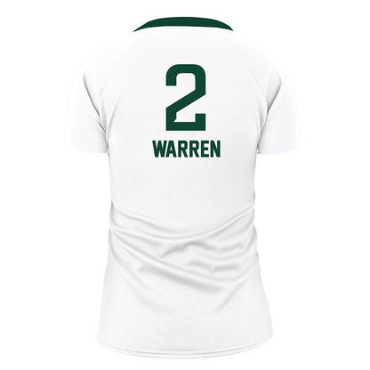 Baylor - NCAA Women's Volleyball : Bailey Warren - White Volleyball Jersey-1