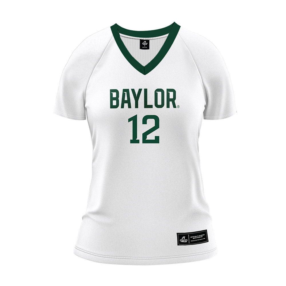 Baylor - NCAA Women's Volleyball : Isabela Haggard - White Volleyball Jersey-0