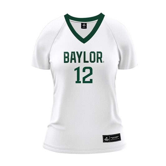 Baylor - NCAA Women's Volleyball : Isabela Haggard - White Volleyball Jersey-0