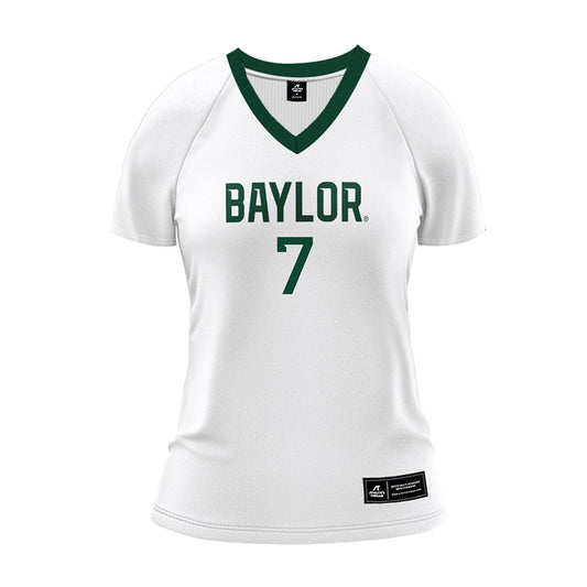 Baylor - NCAA Women's Volleyball : Victoria Davis - White Volleyball Jersey