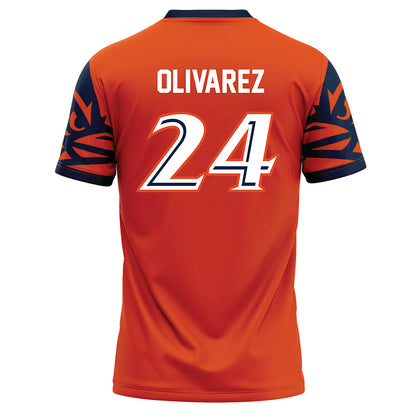 UTSA - NCAA Softball : Kaylie Olivarez - Orange Baseball Jersey