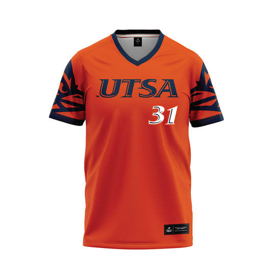 UTSA - NCAA Softball : Aubrey Flores - Orange Jersey-0