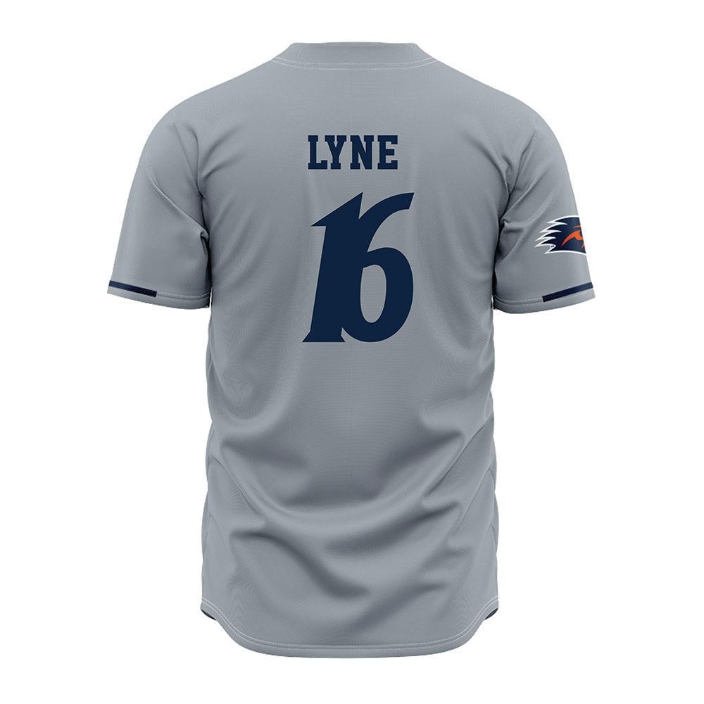 UTSA - NCAA Baseball : Blayne Lyne - Grey Jersey-1