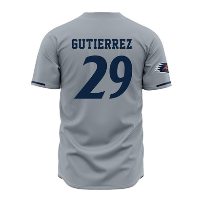 UTSA - NCAA Baseball : Christopher Gutierrez - Grey Jersey-1