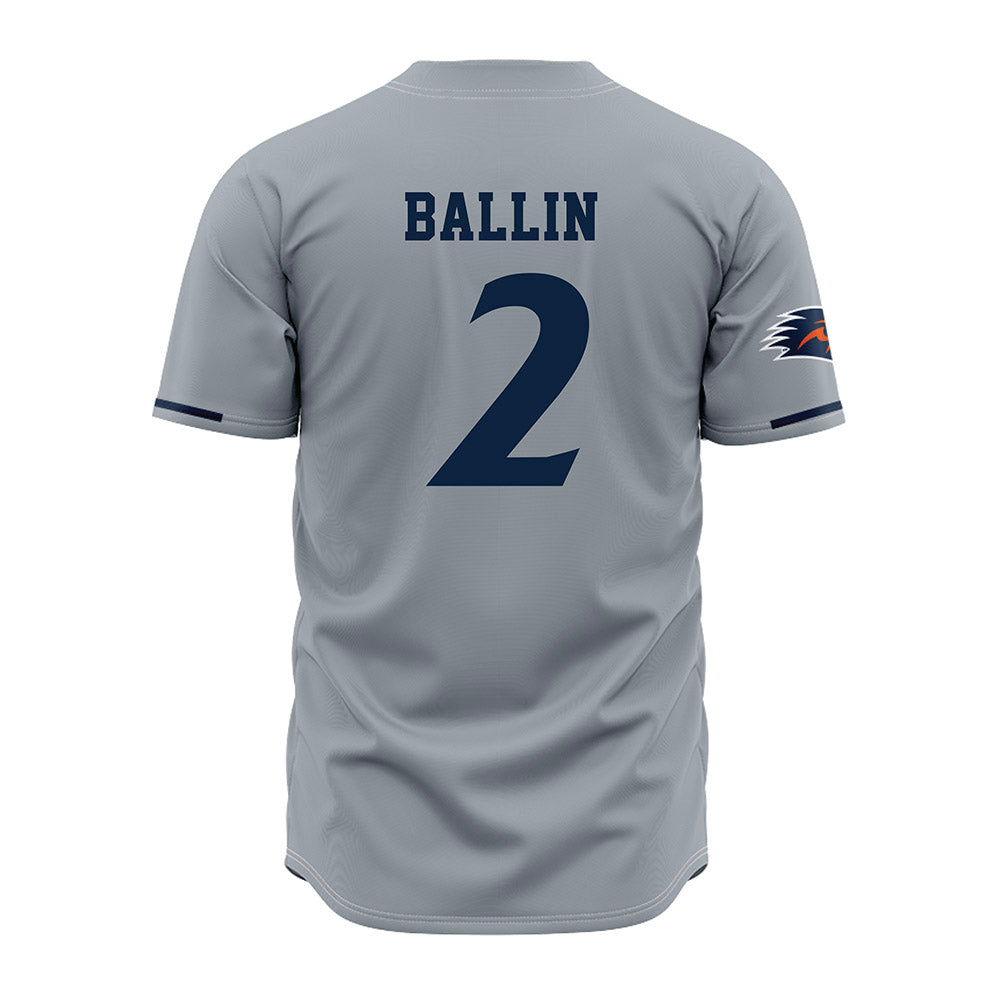 UTSA - NCAA Baseball : Jordan Ballin - Grey Jersey-1
