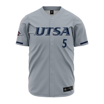 UTSA - NCAA Baseball : Diego Diaz - Grey Jersey-0