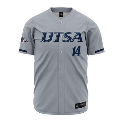 UTSA - NCAA Baseball : Mason Jacob - Grey Jersey-0