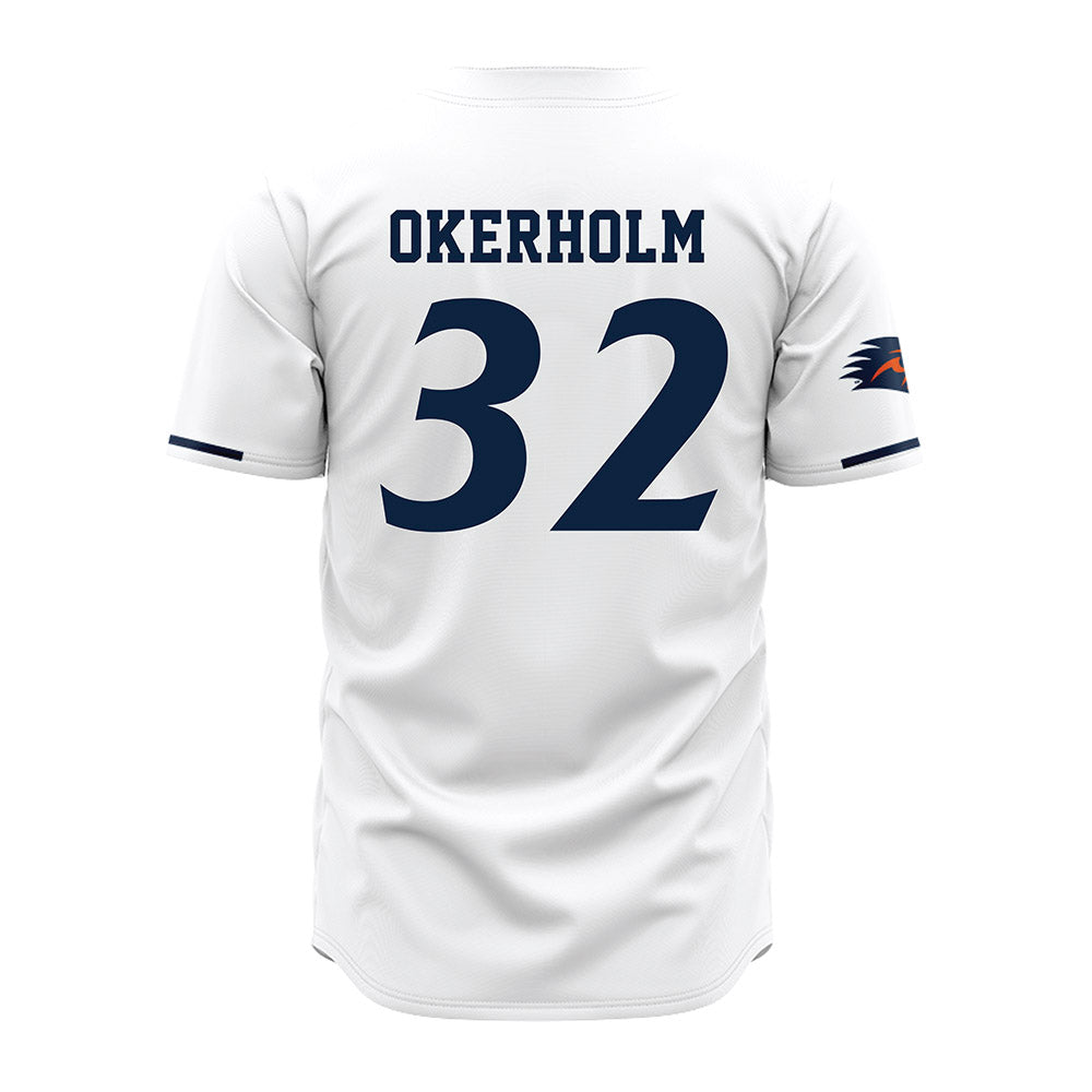 UTSA - NCAA Baseball : Christian Okerholm - White Jersey-1