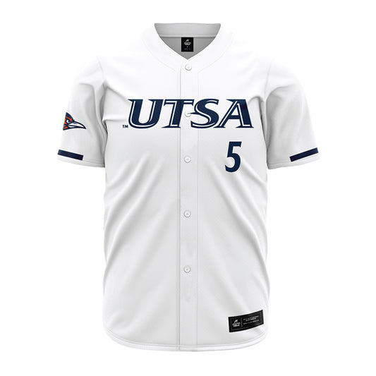 UTSA - NCAA Baseball : Diego Diaz - White Jersey-0