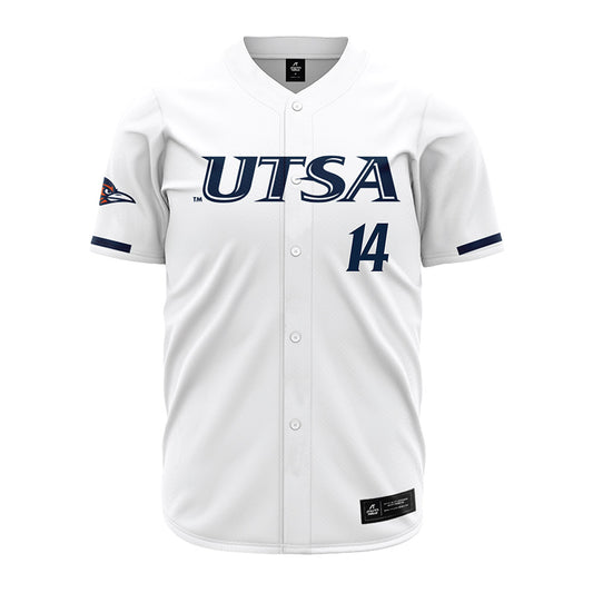 UTSA - NCAA Baseball : Mason Jacob - White Jersey-0