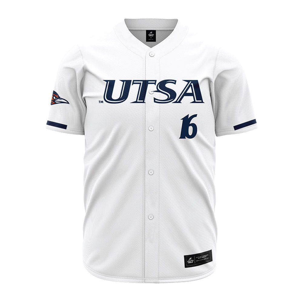 UTSA - NCAA Baseball : Blayne Lyne - White Jersey-0