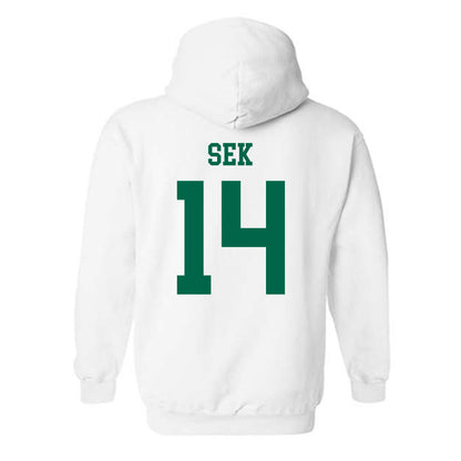 USF - NCAA Beach Volleyball : Josephine Sek - Classic Shersey Hooded Sweatshirt-1