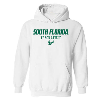 USF - NCAA Women's Track & Field : Alexia Latore - Classic Shersey Hooded Sweatshirt-0