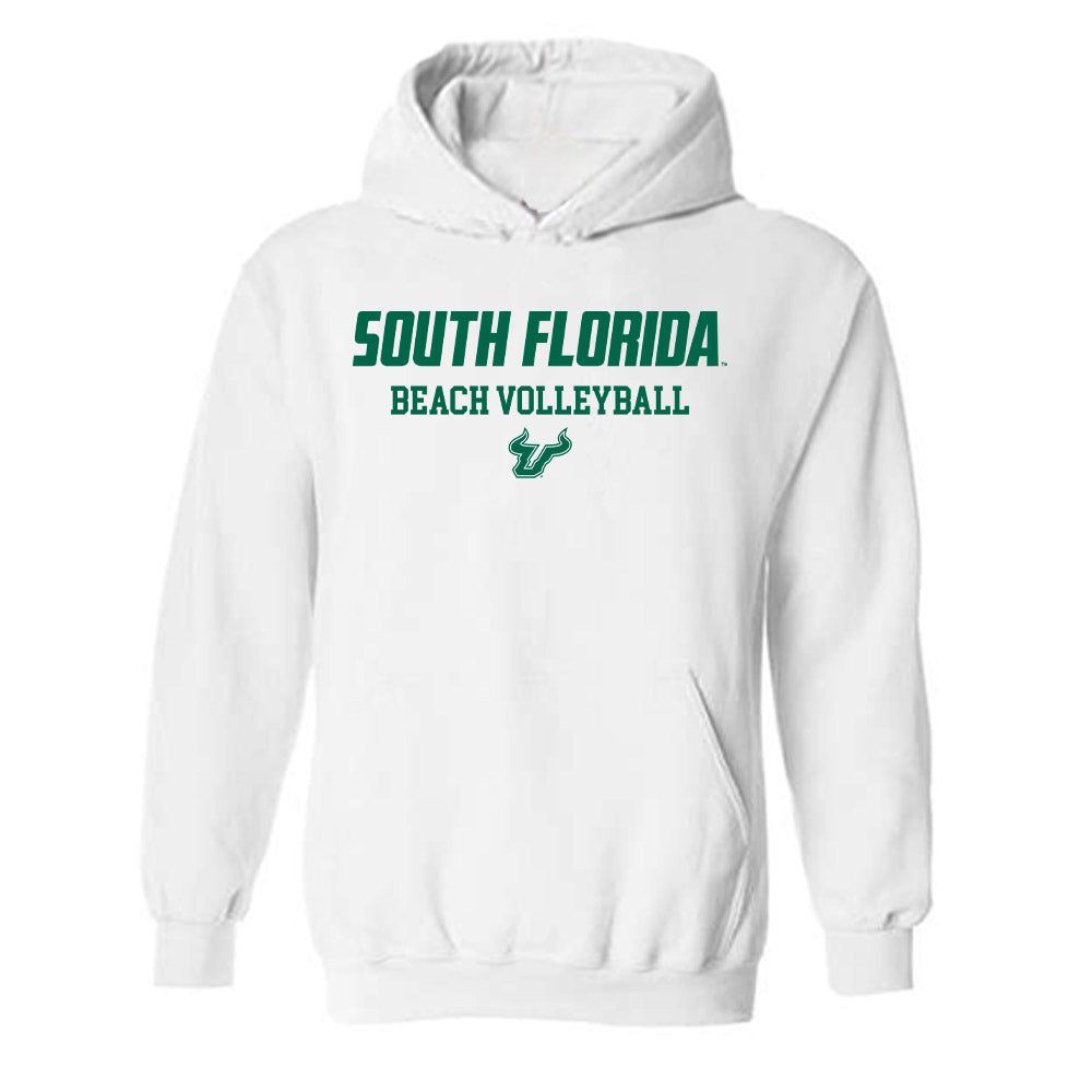 USF - NCAA Beach Volleyball : Sasha Pasloski - Classic Shersey Hooded Sweatshirt-0