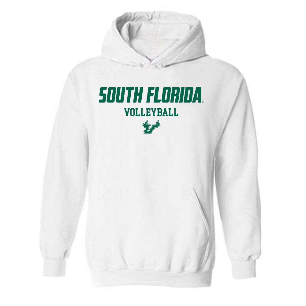 USF - NCAA Women's Volleyball : Laila Ivey - Classic Shersey Hooded Sweatshirt-0