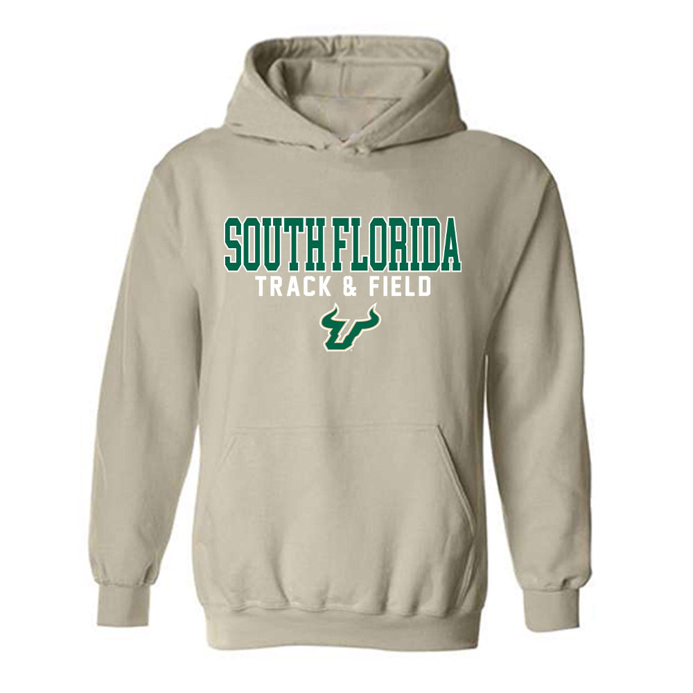 USF - NCAA Men's Track & Field : Devontie Archer - Classic Shersey Hooded Sweatshirt-0