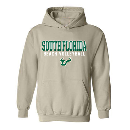 USF - NCAA Beach Volleyball : Gabrielle Bissell - Classic Shersey Hooded Sweatshirt-0