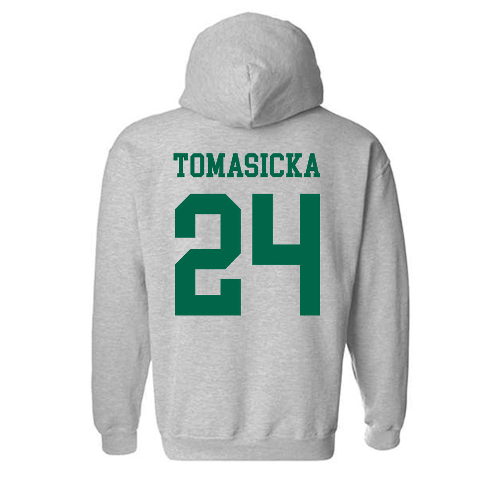 USF - NCAA Women's Basketball : Raina Tomasicka - Classic Shersey Hooded Sweatshirt-1