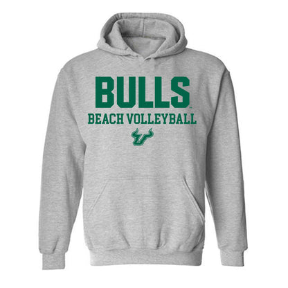 USF - NCAA Beach Volleyball : Addison Bounds - Classic Shersey Hooded Sweatshirt-0