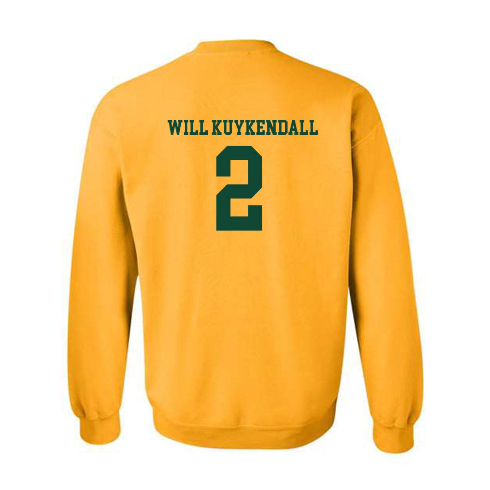 Baylor - NCAA Men's Basketball : Will Will Kuykendall - Sports Shersey Crewneck Sweatshirt-1
