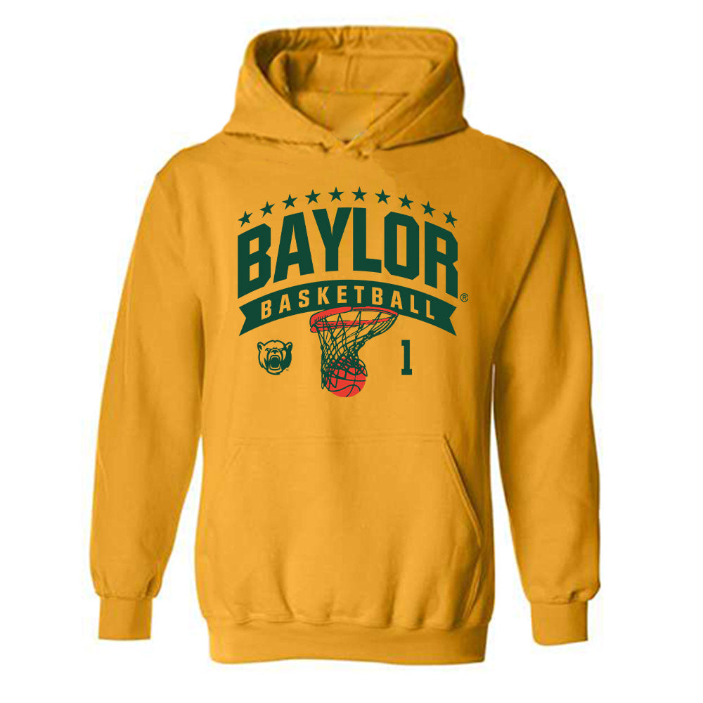 Baylor - NCAA Men's Basketball : Jaylon White - Classic Shersey Hooded Sweatshirt-0