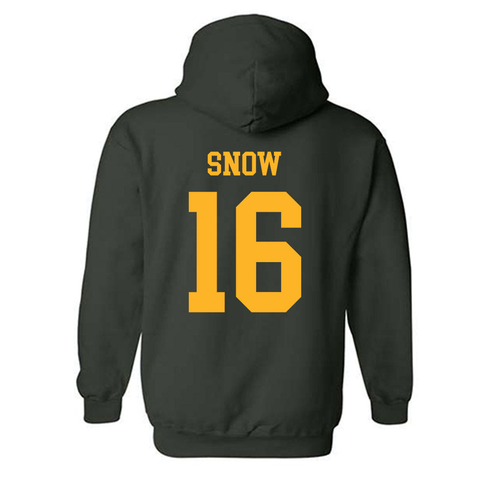 Baylor - NCAA Baseball : Hunter Snow - Classic Shersey Hooded Sweatshirt-1