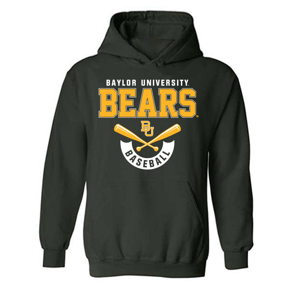 Baylor - NCAA Baseball : Hunter Snow - Classic Shersey Hooded Sweatshirt-0