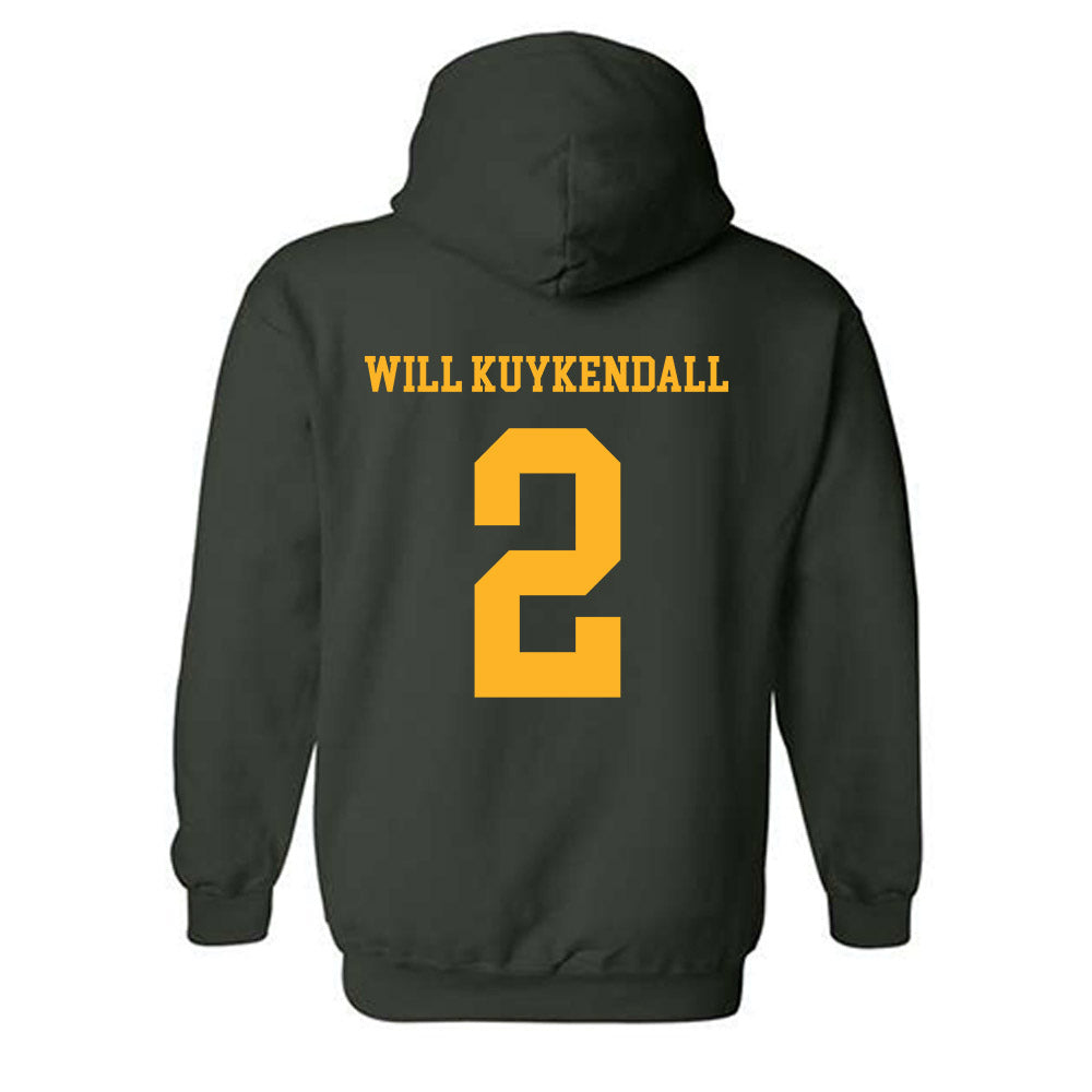 Baylor - NCAA Men's Basketball : Will Will Kuykendall - Classic Shersey Hooded Sweatshirt-1