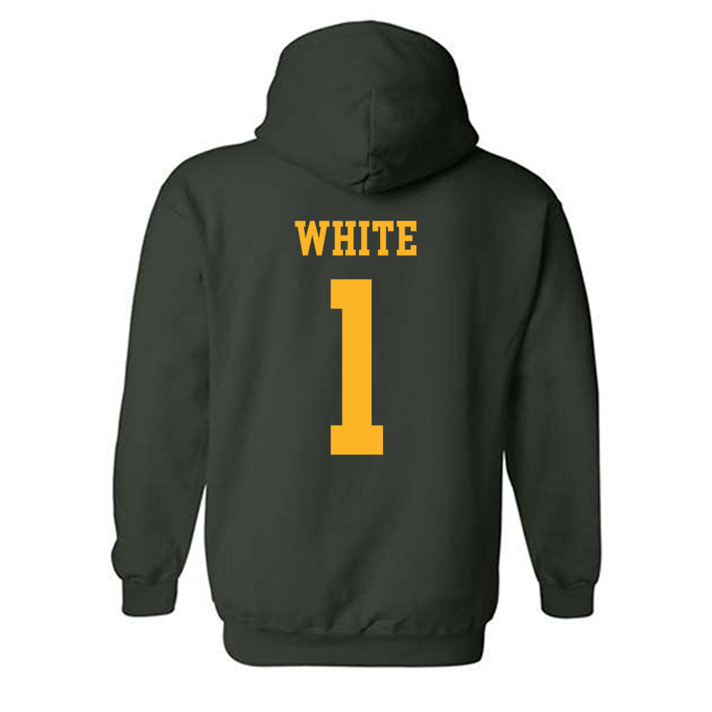 Baylor - NCAA Men's Basketball : Jaylon White - Classic Shersey Hooded Sweatshirt-1