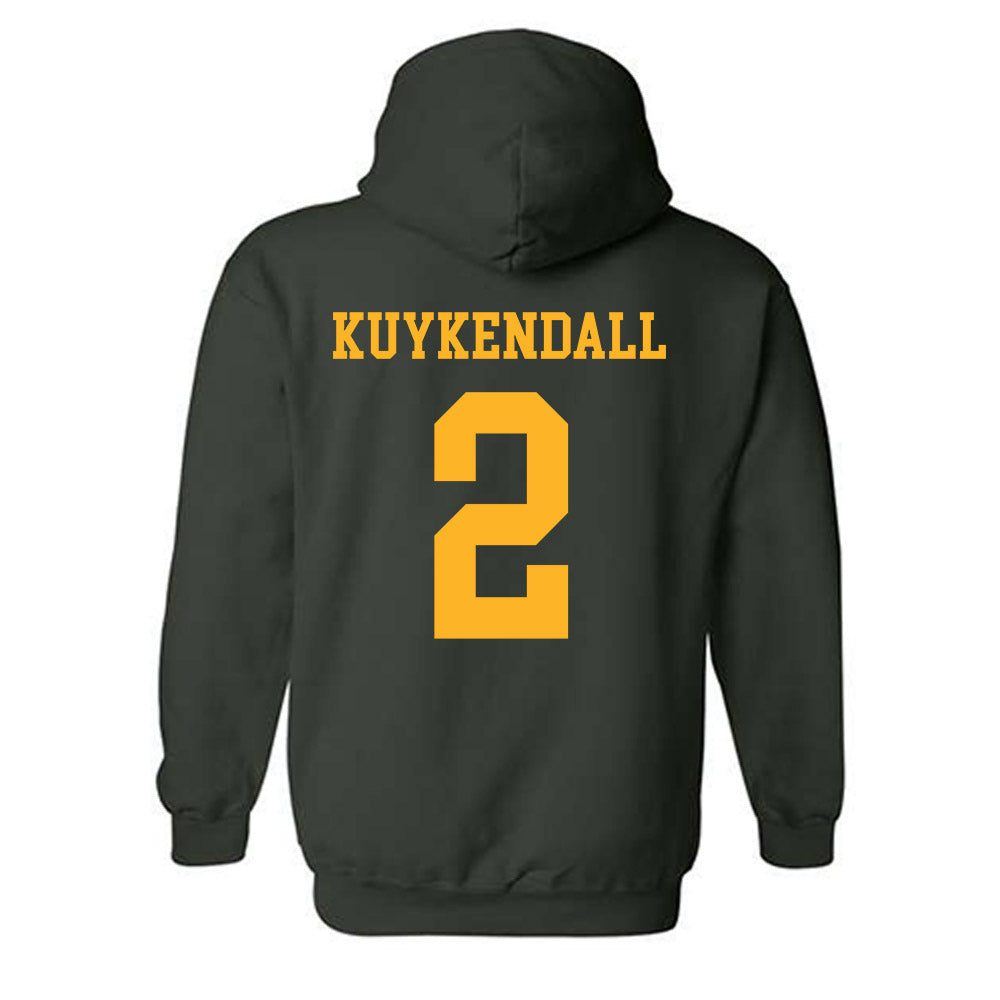 Baylor - NCAA Men's Basketball : Will Kuykendall - Sports Shersey Hooded Sweatshirt-1