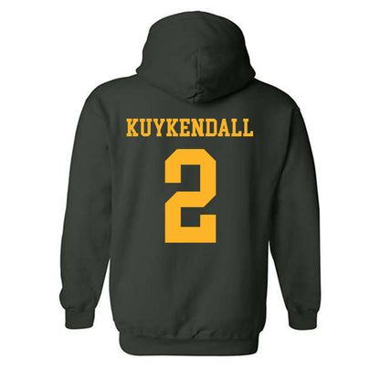 Baylor - NCAA Men's Basketball : Will Kuykendall - Sports Shersey Hooded Sweatshirt-1